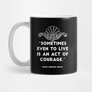 Stoic quote from Seneca Mug